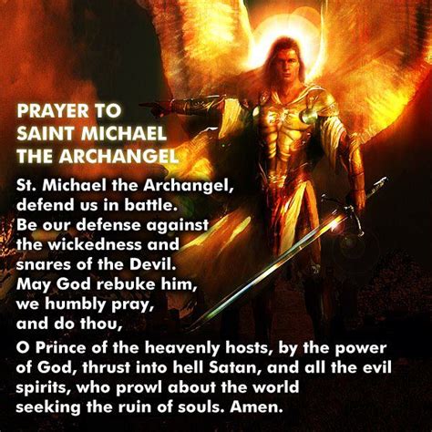 St Michael Prayers Defeat Evil Everytime