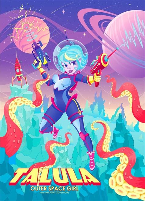 Space Girl Art 50s Art Sci Fi Comics Cyber Aesthetic Learn Art