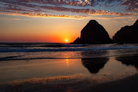 Sunset At Whaleshead Beach Photograph By Rick Pisio Pixels