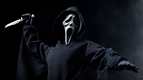 Screams Ghost Face Sixth Scale Figure Is Ready To Stalk Your Shelves Shouts Ghost Faces