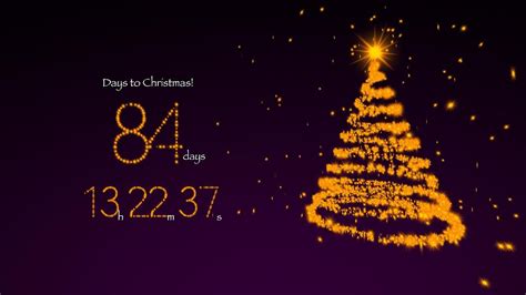 Christmas Countdown With Yellow Lights Hd Christmas Countdown