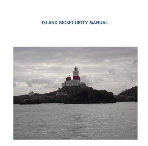 Manual Island Biosecurity