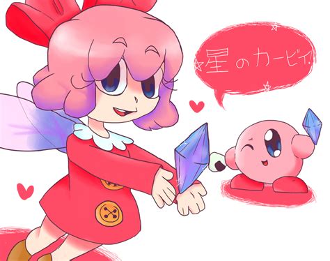 Ribbon And Kirby By Oredetrev On Deviantart