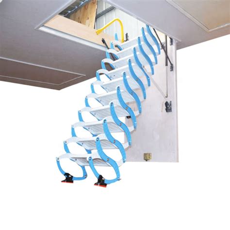 Attic Stretch Invisible Ladder Telescopic Stairs Household Electric