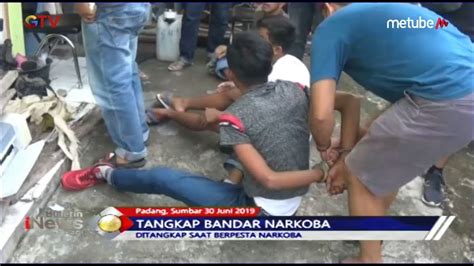 Asyik Pesta Narkoba Polisi Tangkap 3 Kurir Dan Bandar Digerebek Polisi Di Padang Bip 0107