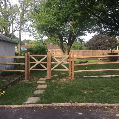 This fence style naturally creates. Locust Split Rail Fencing - Country - Garden - Philadelphia - by Paramount Fencing | Houzz AU