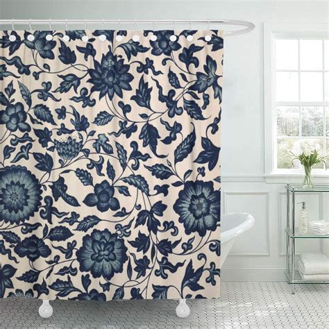 Cynlon Cream Beautiful Blue Graphicdivine Bathroom Decor Bath Shower