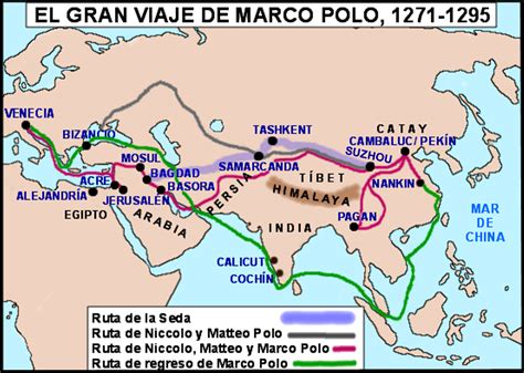Histogeomapas Marco Polo Y Su Viaje A Oriente