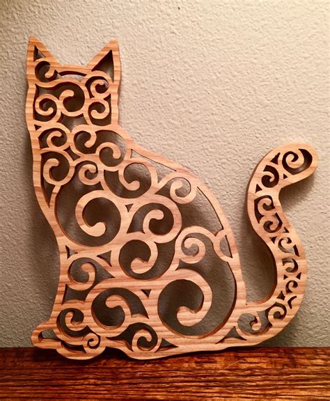 Scroll Saw Cat Woodworking