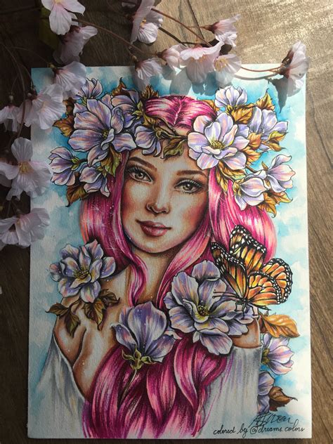 Pin By Pat Eastland On Colorbooks Prettywomen Jowielimart Mariolabudek Coloring Book Art Art