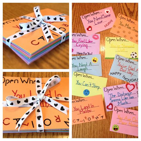 A Cute Yet Simple Idea For Your Loved One I Made These Open When