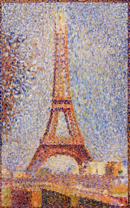 Georges Pierre Seurat O Torre Eiffel Eiffel Tower Painting La Tour