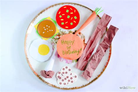 How To Make Paper Doll Food