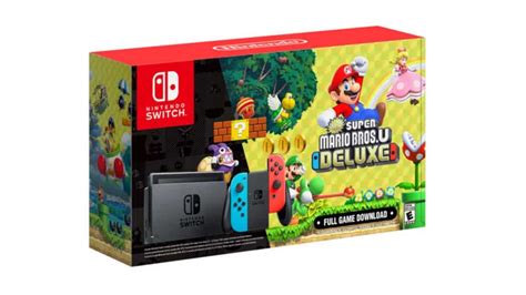 Juego new super mario bros u. Anuncian un pack de Nintendo Switch + New Super Mario Bros ...