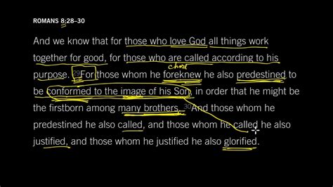 conformed to the image of christ romans 8 29 part 2 youtube