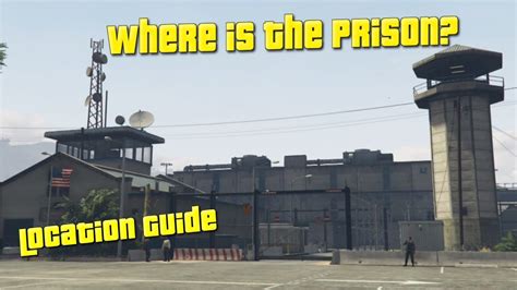 GTA ONLINE Where Is The Prison On The Map Location Guide YouTube
