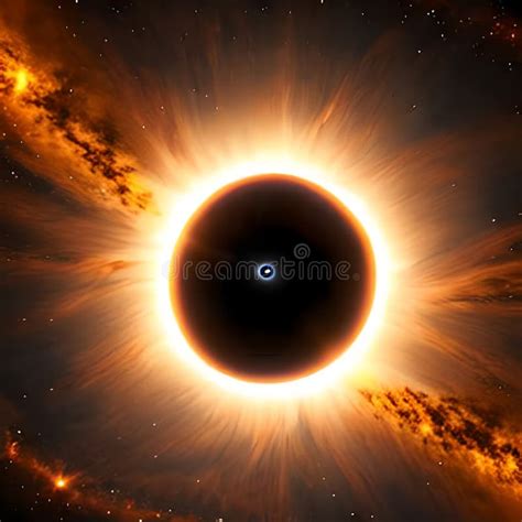 A Black Hole Destroys A Star Like Sun Stock Illustration Illustration