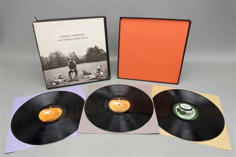 1970 Apple Records Stch 639 George Harrison All Things Must Pass 3xlp Box Set