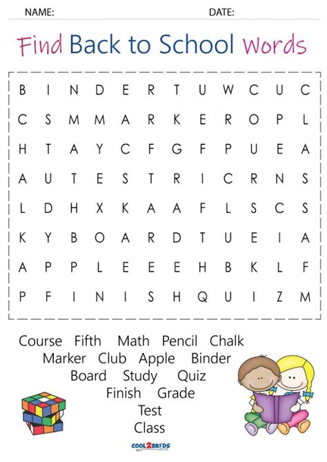Word Search For Kids Activity Shelter Jumbo Word Search Printable 101