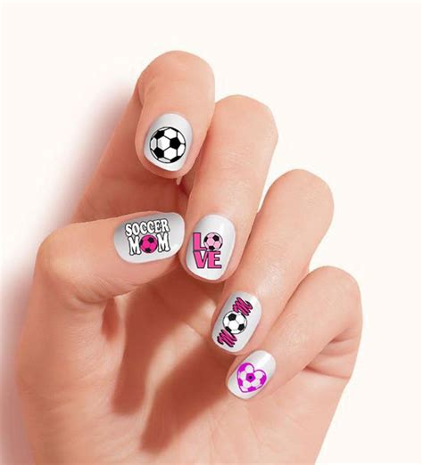 Soccer Mom Nails Decals Clear Vinyl Peel And Stick Etsy