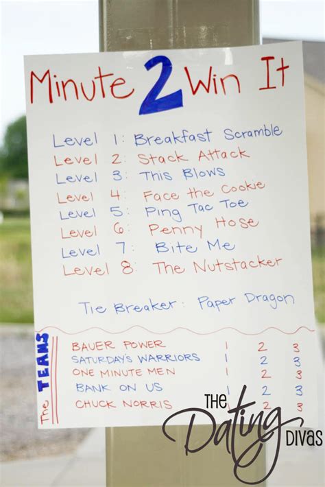 The Dating Divas Couples Minute To Win It