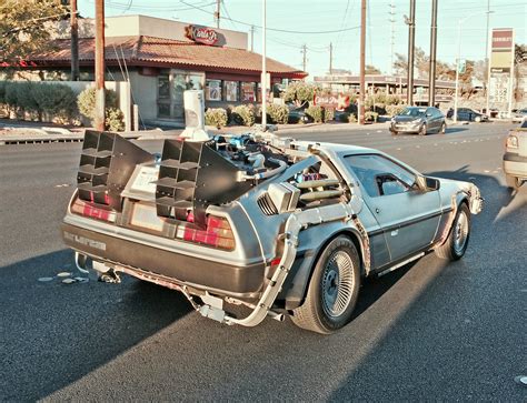 Back To The Future Delorean Arrives 1 Year Too Early Las Vegas 360