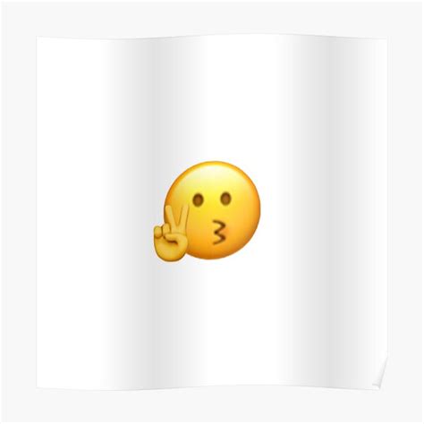 Just Chillin Emoji Poster By Shreksucks Redbubble