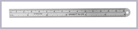 6 Stainless Steel Ruler Luneau Technology Usa