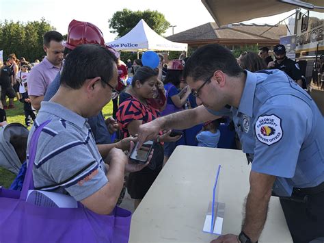 Skokie and Morton Grove police welcome residents at National Night Out