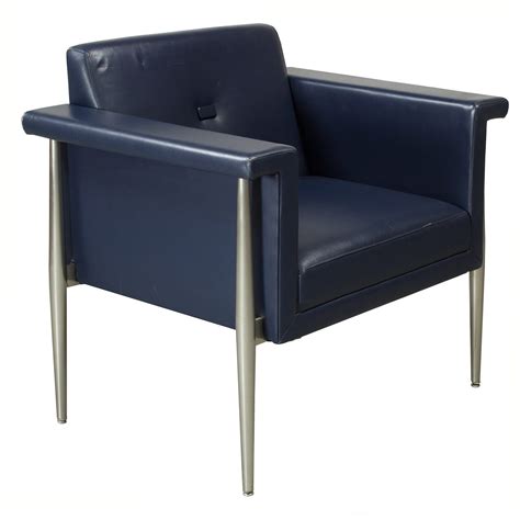 Shop for office guest chairs & reception chairs in office products on amazon.com. Bernhardt Used Leather Reception Chair, Blue | National ...
