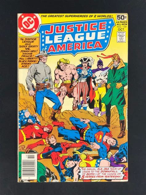Justice League Of America 159 1978 Vf Justice Society Of America