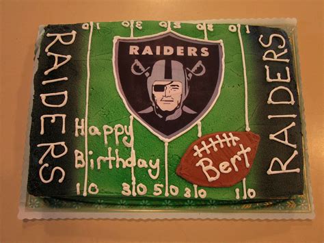 Raider Football Birthday Cake Wedekingsbakery Raiders Cake Football Birthday Football