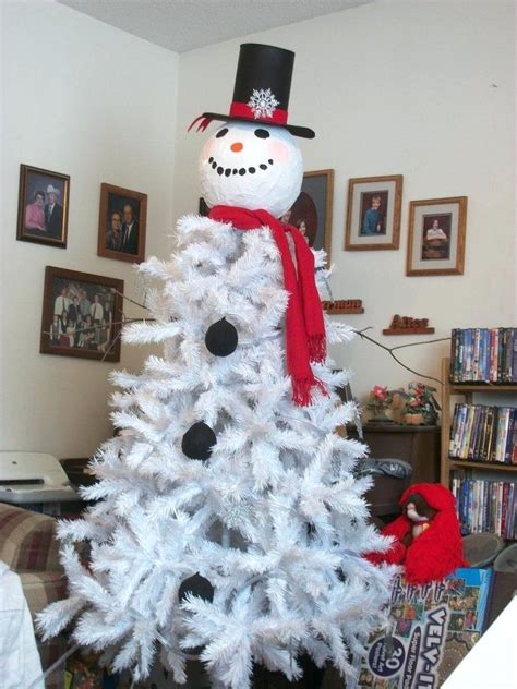 15 Décorations Et Idées De Sapins De Noël Bonhomme De Neige Alai