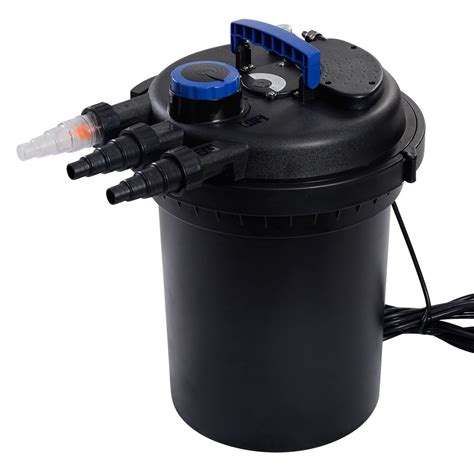 How to build a bio filter out of simple things found around the house, that will act as a great cultivator for beneficial bacteria! Pond Pressure Bio Filter 4000GAL W/ 13W UV Sterilizer ...