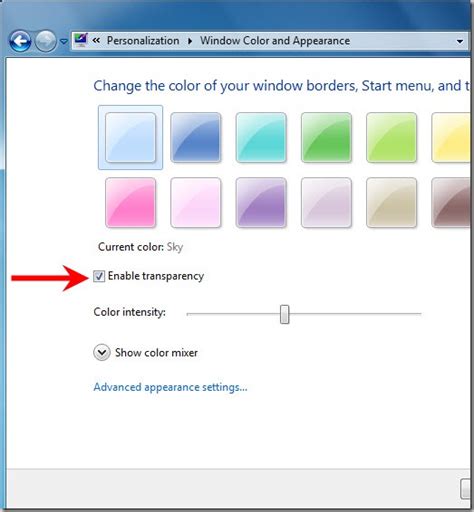 How To Change Taskbar Color In Windows 7
