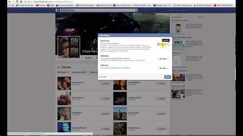 How To Hide Your Facebook Friends List 2015 Youtube