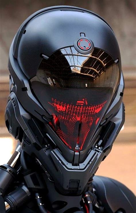 Jojo Post Digi Helmet Cyberpunk Android Robot Futuristic Sci Fi