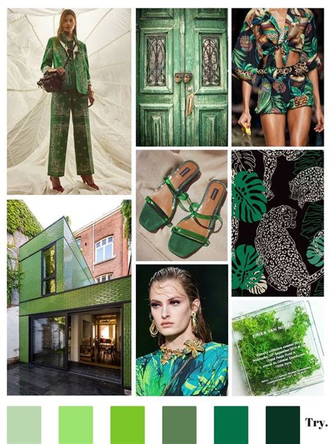A Tropical Fashion Green Fashion Colorful Fashion Fashion