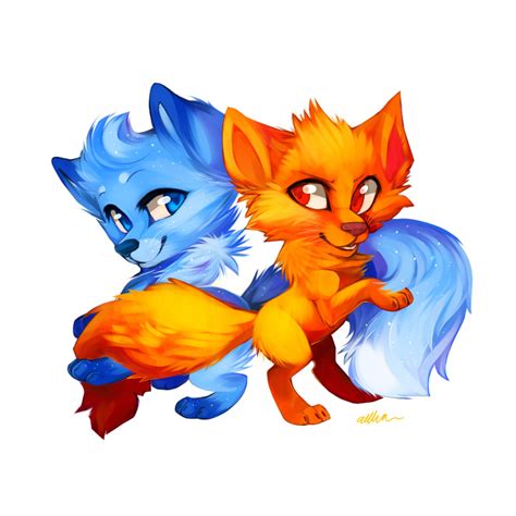 Fire And Ice By Affanita On Deviantart