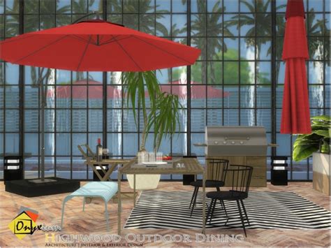 Highwood Outdoor Dining By Onyxium At Tsr Sims 4 Updates