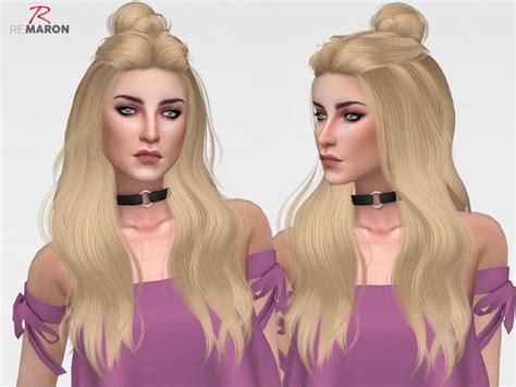 The Sims Resource Wings Hair Os0520 Hair Retextured By Remaron Sims 4 Hairs Sims Sims Hair