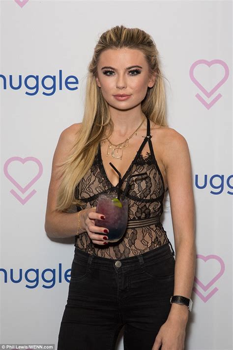 Mics Georgia Toffolo Bares All In A Sheer Lacy Bodysuit As She Joins Ab Flashing Lottie Moss At