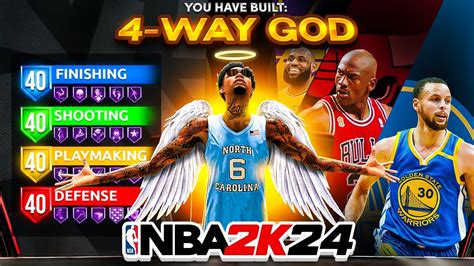 New 4 Way God Build Is The Best Build In Nba 2k24 New Best Game