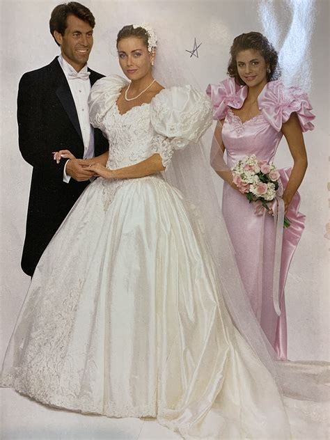 Wedding Dresses 90 1980s Wedding Dress Ball Gown Wedding Dress Bride