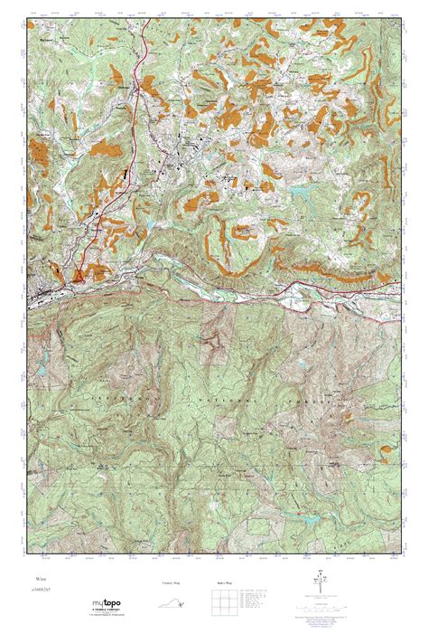 Mytopo Wise Virginia Usgs Quad Topo Map