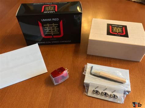 Hana Umami Red Stereo Moving Coil Cartridge Less Than Hours Photo