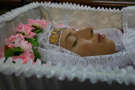 Russian Woman In Her Open Casket During Her Funeral Casket Post Mortem Photography Funeral