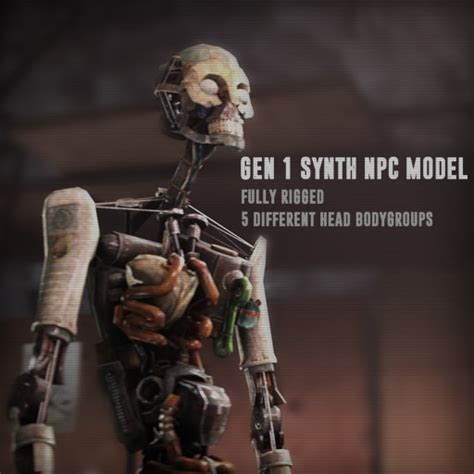 Steam Workshopfallout 4 Generation 1 Synth Npc And Player Model