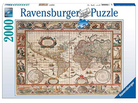 This one looks like far more fun. MAP OF THE WORLD FROM 1650 2000 PIECE JIGSAW PUZZLE