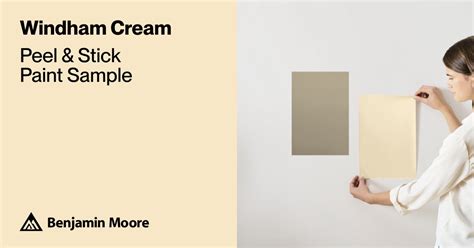 Windham Cream Paint Sample By Benjamin Moore Hc 6 Peel And Stick